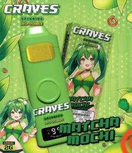 craves spinning matcha mochi vape