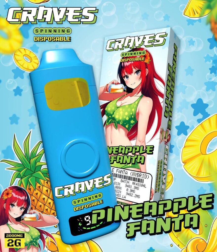 craves spinning pineapple fanta vape