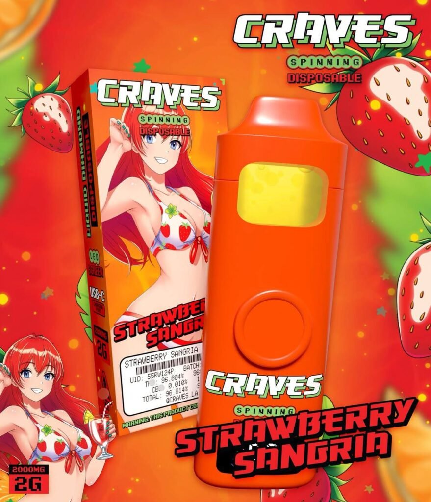 craves spinning strawberry sangaria